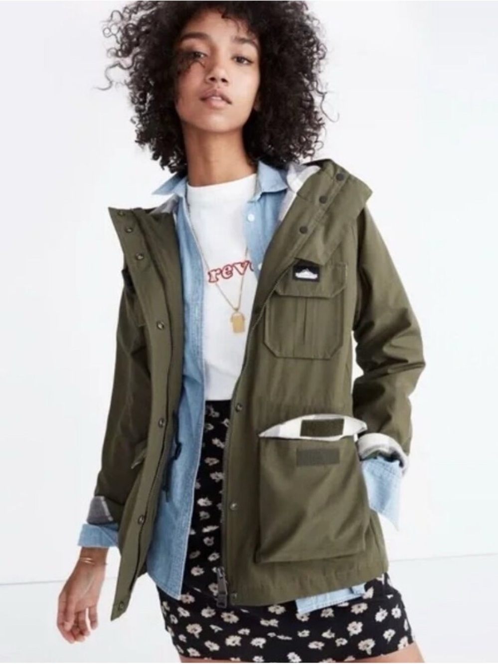 Penfield Olive Green Women’s Hooded Utility Jacket